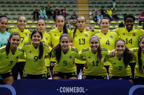 ¡Siguen haciendo historia! Colombia está en la final del Sudamericano Femenino Sub-20 de Futsal
