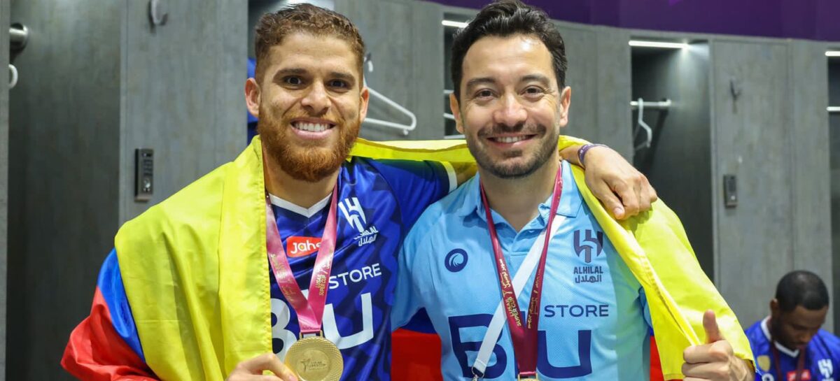 Gustavo Cuellar, campeón de la Supercopa Lusail