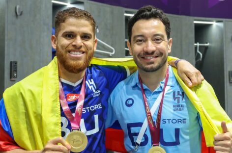 Gustavo Cuellar, campeón de la Supercopa Lusail