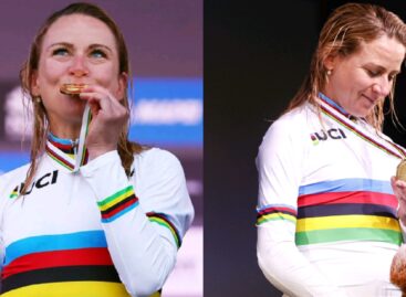 A sus casi 40 años y con el codo fracturado, Annemiek Van Vleuten se consagró campeona del Mundial de Ruta
