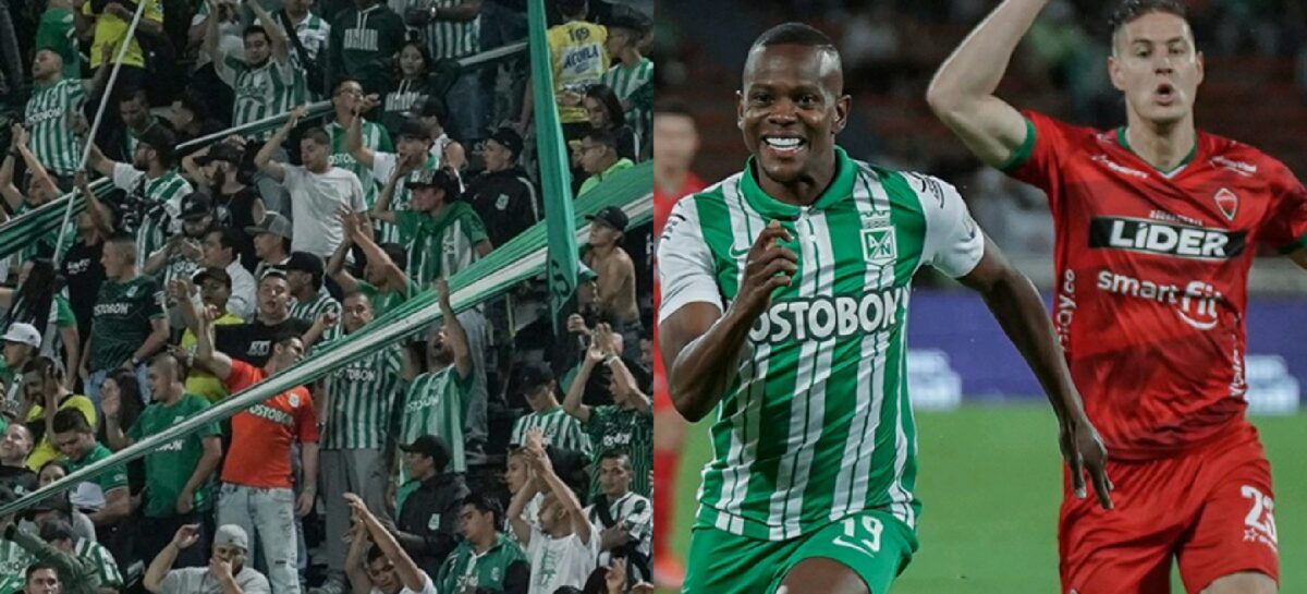 ¡Triunfo verde! Atlético Nacional derrotó a Patriotas en el Atanasio Girardot