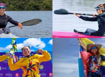Diexe Narem, Karen, Yurely, Manuela y Tatiana, listas para remar en los Juegos Suramericanos