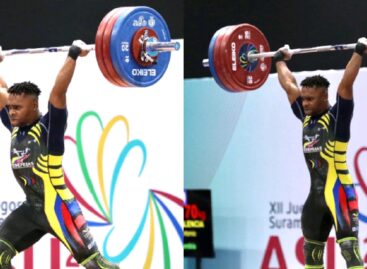 Francisco Mosquera ganó medalla de oro en el Levantamiento de Pesas de los Juegos Suramericanos