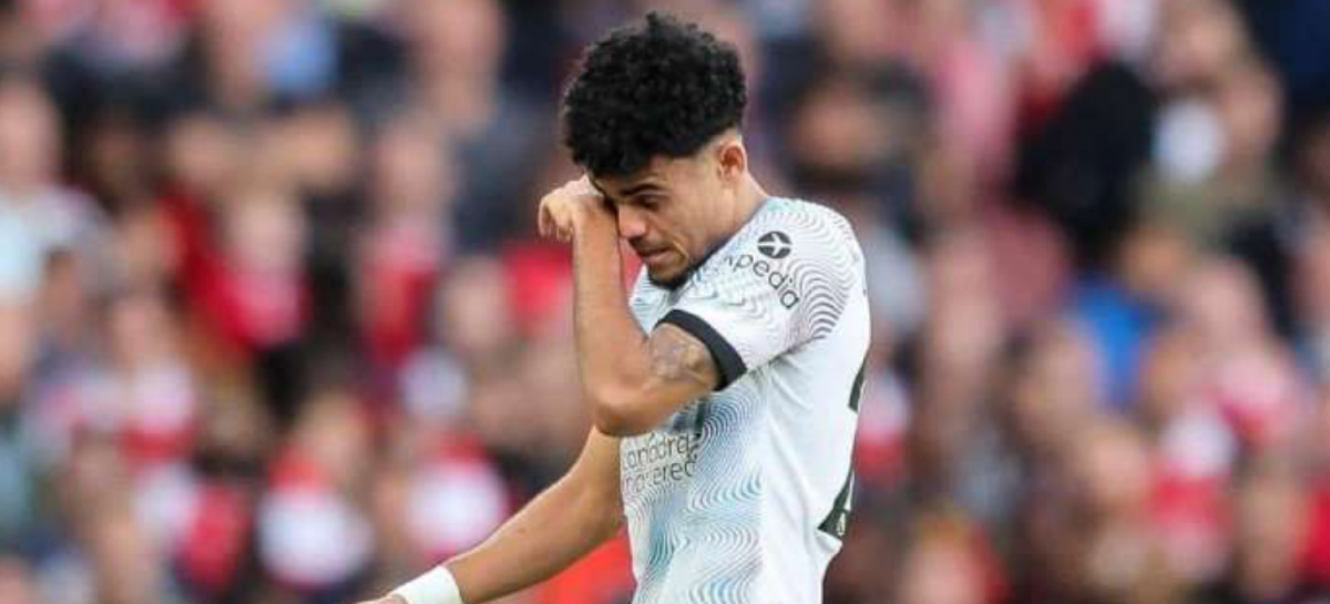 El mensaje de Luis Díaz tras la lesión que sufrió en el partido entre Liverpool y Arsenal