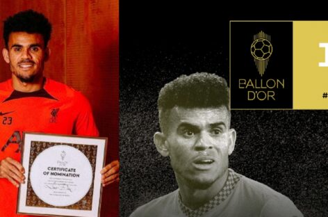 Luis Díaz finalizó en el puesto 17 entre los nominados al Balón de Oro