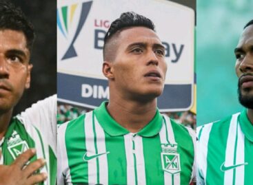 Atlético Nacional anunció la renovación de Jefferson Duque, Sebastián Gómez y Cristian Castro Devenish