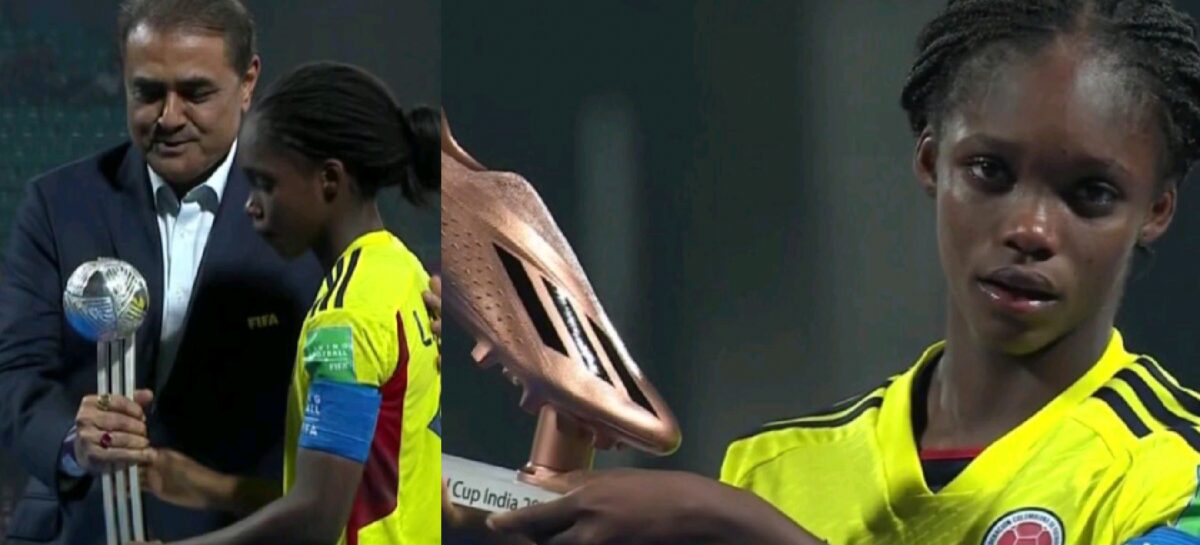 Linda Caicedo ganó la Bota de Bronce y el Balón de Plata en el Mundial Femenino Sub-17
