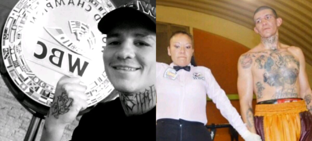 El boxeador rionegrero, ‘Manzano’, regresó a casa tras pelear por el título Fercambox Silver WBC en México