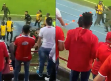 (Video) Pelea entre el arquero de América y personal de logística del Estadio Alberto Grisales