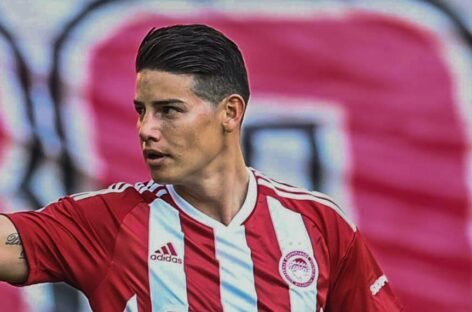 James Rodríguez fue elegido el mejor jugador del mes en Grecia