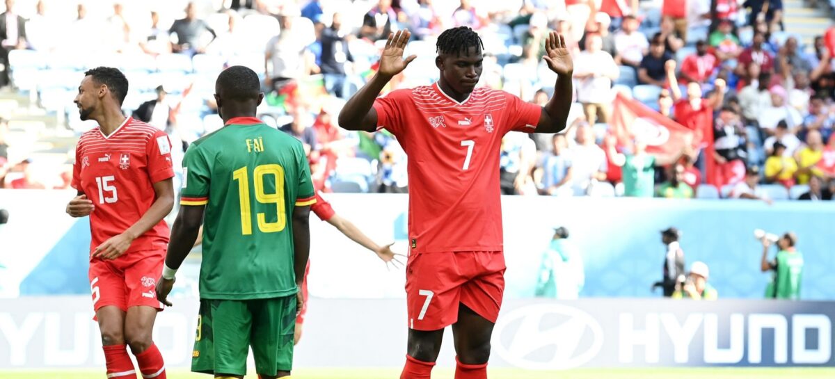 Suiza le ganó a Camerún en el inicio del Grupo G de la Copa del Mundo