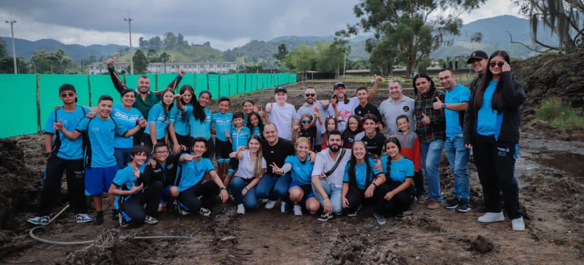 En La Ceja inició la construcción de la piscina pública y la pista de patinaje de ruta