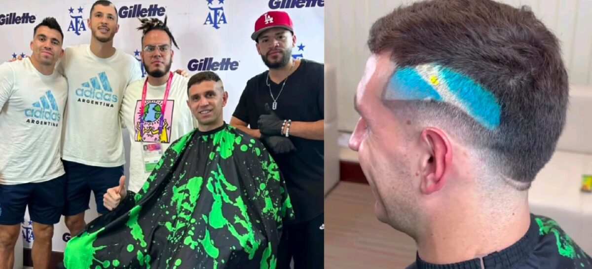 Sebastián Morales, el barbero antioqueño que hizo el corte del ‘dibu’ Martínez