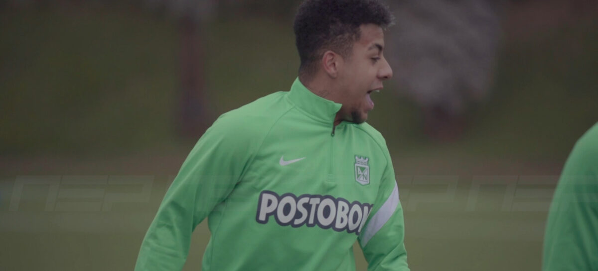 ¡Volvió! El rionegrero Cristian Blanco realiza la pretemporada con Atlético Nacional