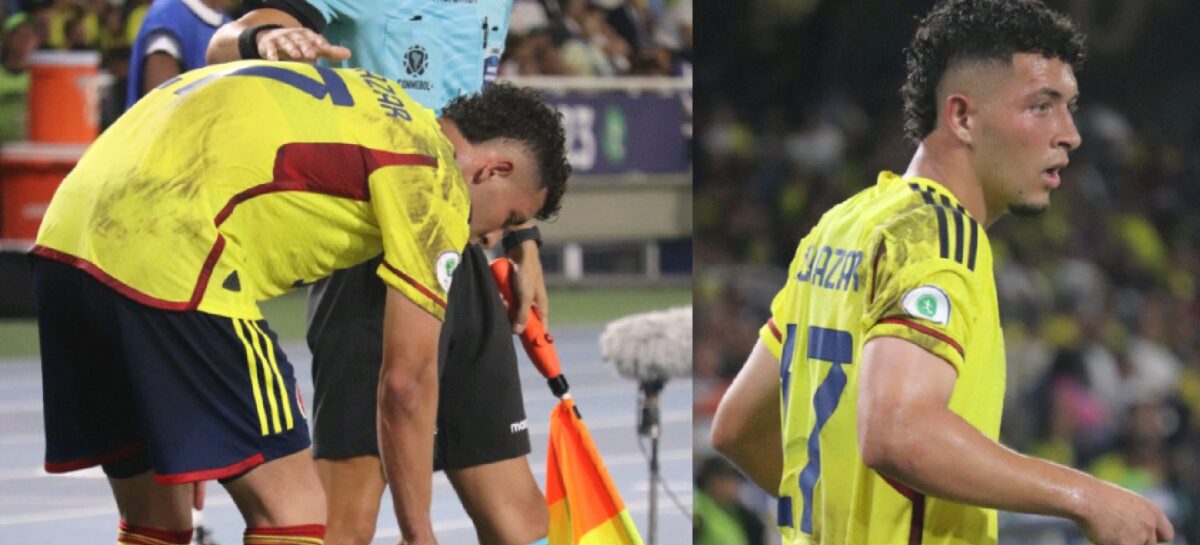 Andrés Salazar, el futbolista de Guarne que fue titular con la Selección Colombia Sub-20