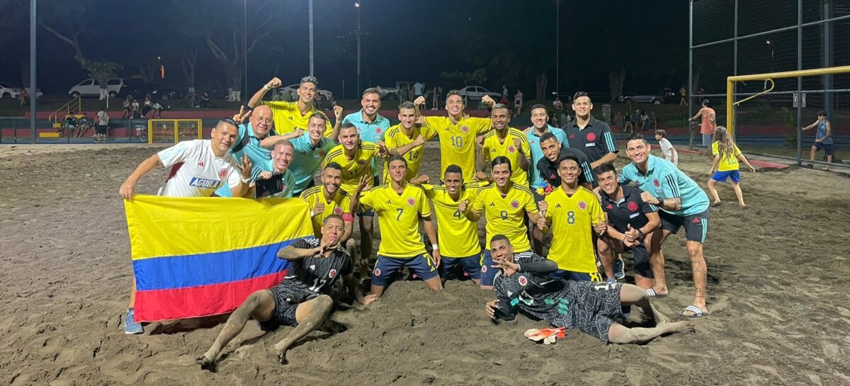 La Selección Colombia de Fútbol Playa tuvo un rendimiento del 100% en Costa Rica