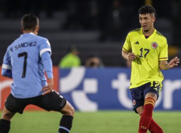 La Selección Colombia perdió ante Uruguay en el inicio del hexagonal final del Sudamericano Sub-20
