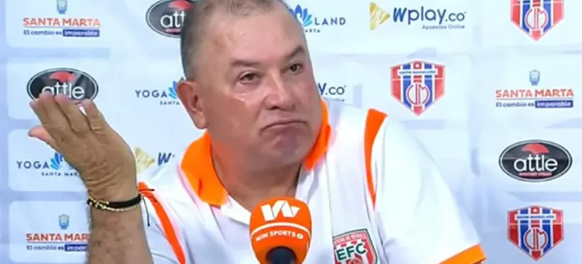 Video: fuerte cruce entre el DT de Envigado y periodista de Santa Marta