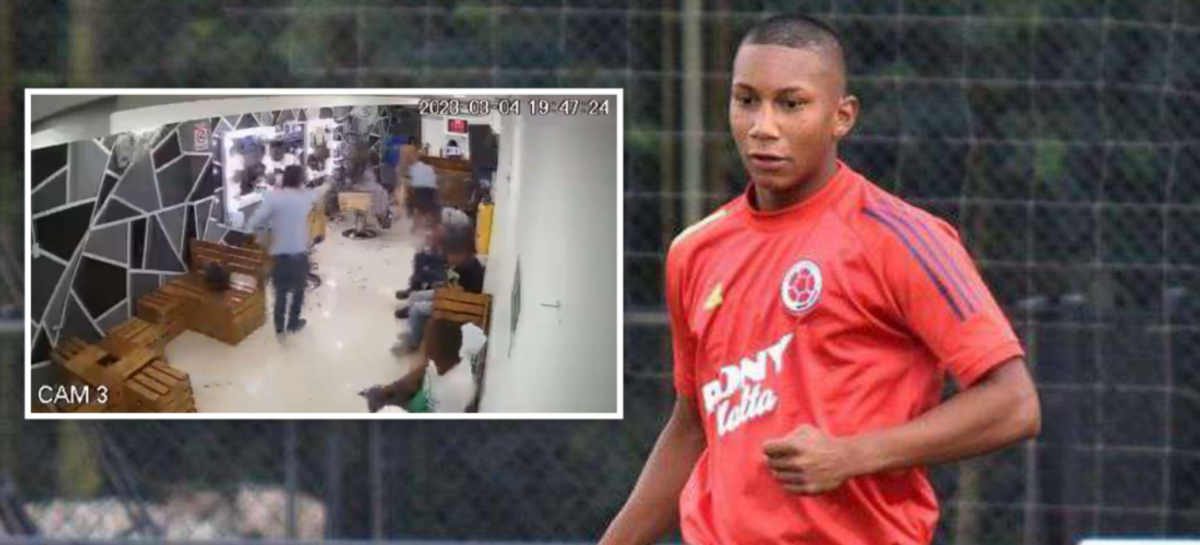 Futbolista de la Selección Colombia Sub-17 fue herido en medio de un ataque sicarial en una barbería