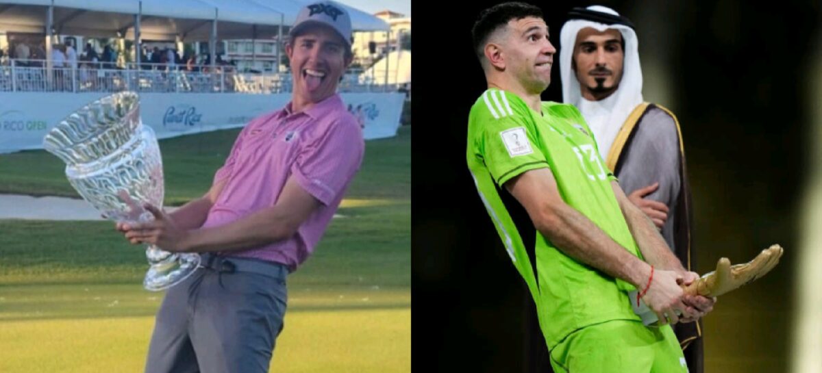 Nicolás Echavarría se consagró campeón del Puerto Rico Open y festejó como el ‘Dibu’ Martínez