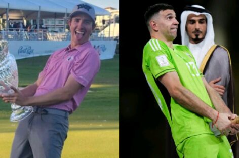 Nicolás Echavarría se consagró campeón del Puerto Rico Open y festejó como el ‘Dibu’ Martínez