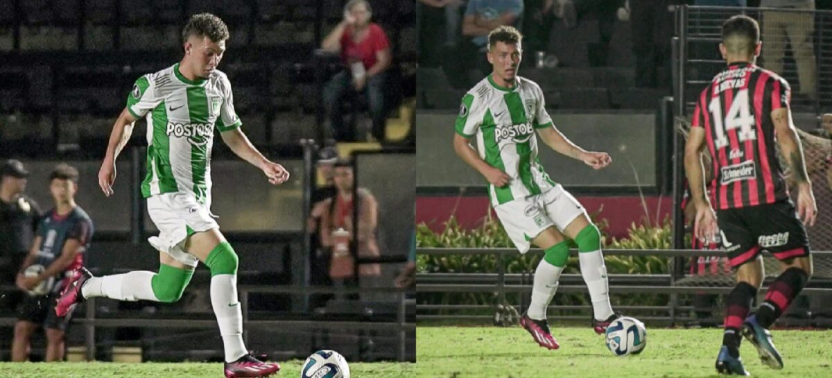 Andrés Salazar, de Guarne, fue clave en la remontada de Atlético Nacional ante Patronato en la Copa Libertadores