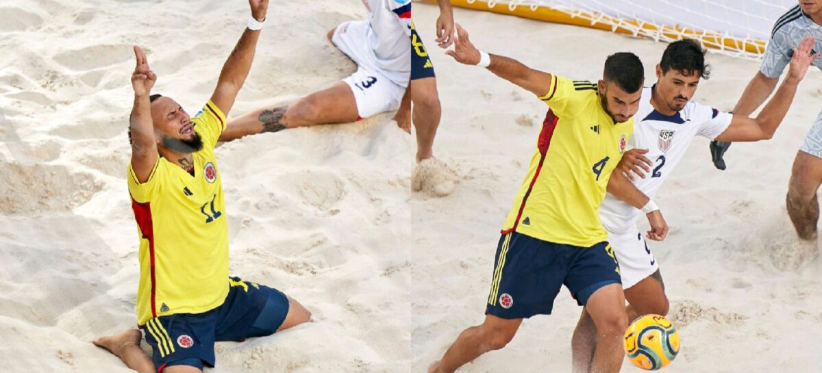 Colombia derrotó a Estados Unidos en su debut en la Acapulco Beach Soccer Cup