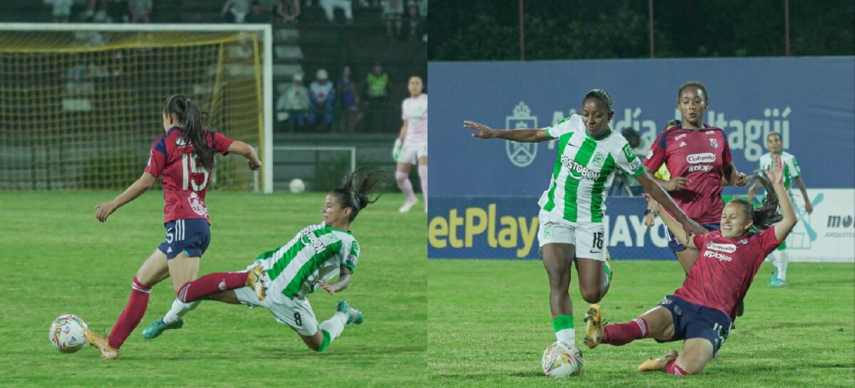 Empate en el Clásico Antioqueño: el DIM y Nacional igualaron a un gol en la Liga Betplay Femenina