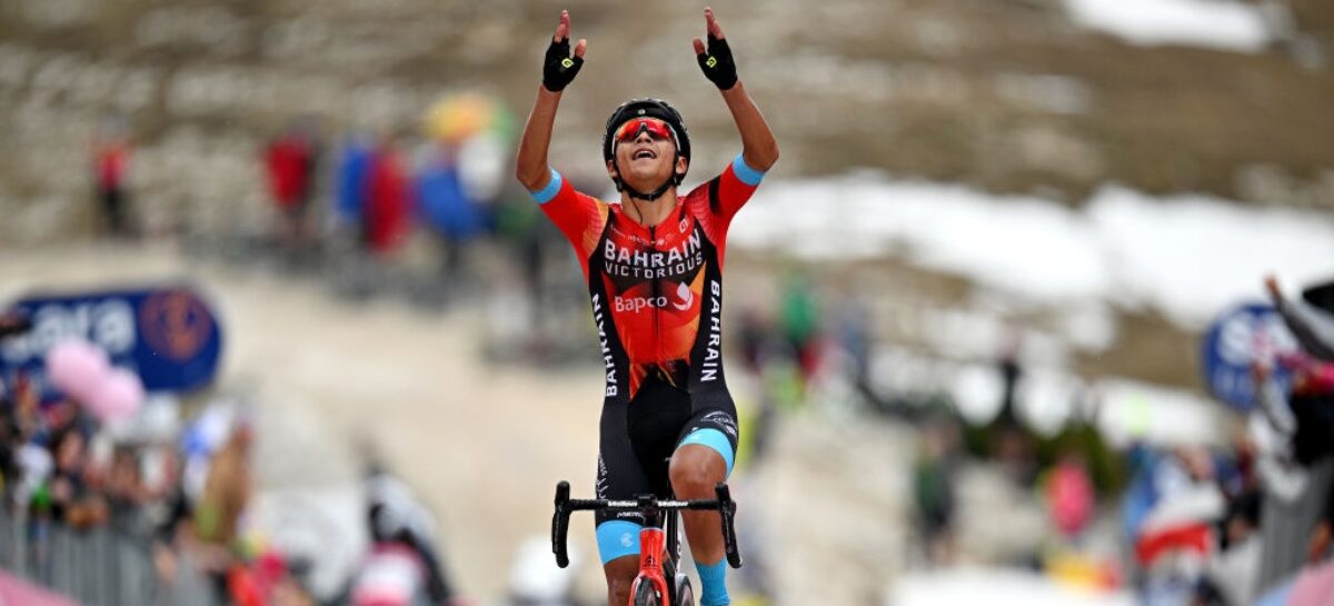 ¡Gigante, Santiago Buitrago! El ciclista colombiano ganó la ‘etapa reina’ del Giro de Italia