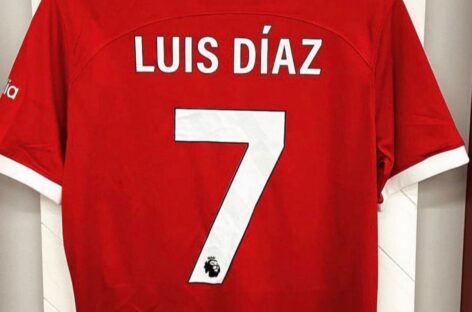 Luis Díaz estrenará número: a partir de la próxima temporada será el ‘7’ del Liverpool