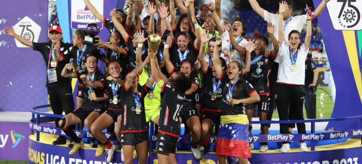 ¡Las más ganadoras! Santa Fe se consagró campeón de la Liga Betplay Femenina