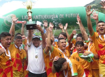 La Ceja se consagró campeón del Torneo Intermunicipal de Fútbol Sub-18