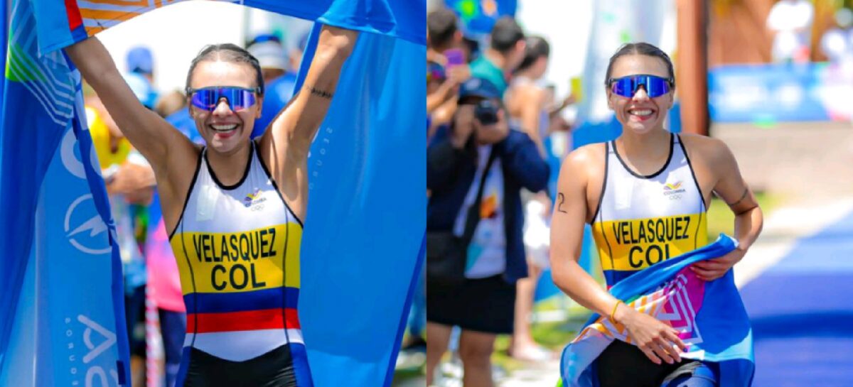 Carolina Velásquez ganó oro en la triatlón de los Juegos Centroamericanos y del Caribe