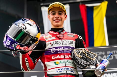 ¡Histórico! David Alonso es el primer colombiano en ganar un circuito de Moto GP