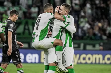 Baile verdolaga en el Atanasio: Atlético Nacional goleó 5-0 a La Equidad
