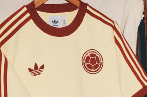 Adidas presentará una colección retro de varias selecciones: esta es la de Colombia