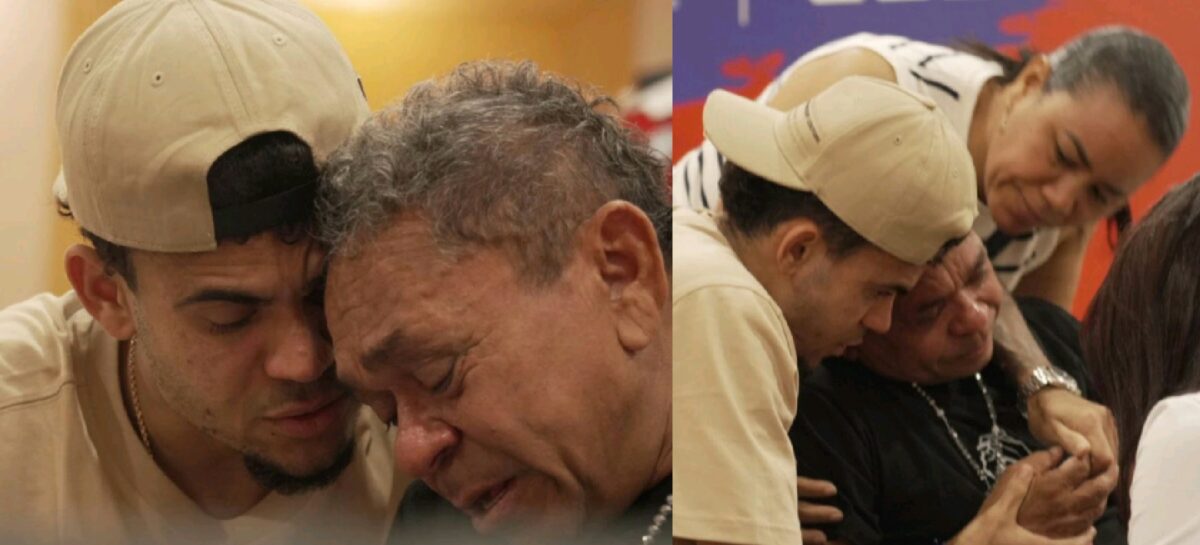 Luis Díaz se reencontró con su papá en la concentración de la Selección Colombia