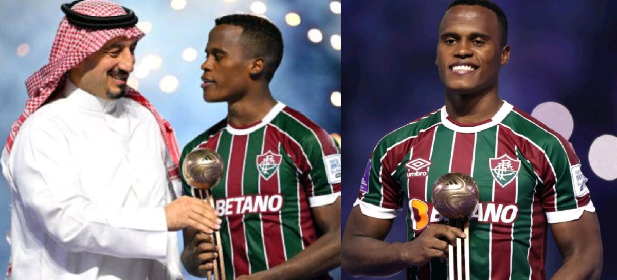 ¡Crack total! El colombiano Jhon Arias recibió el Balón de Bronce en el Mundial de Clubes