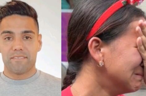 Video: el gran gesto de Radamel Falcao García con una joven vendedora ambulante de Venezuela