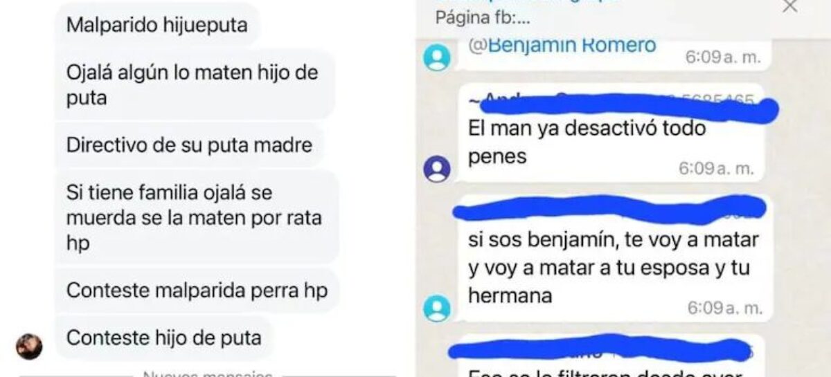 Directivos de Atlético Nacional han recibido más de 3.000 amenazas en su WhatsApp