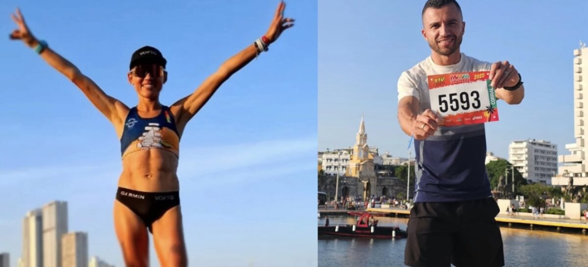 Atletas cejeños brillaron en la Media Maratón del Mar en Cartagena