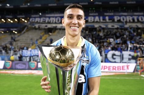 El colombiano Miguel Monsalve se consagró campeón de la Recopa Gaúcha con Gremio