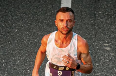 David Gómez, atleta de La Ceja, ocupó el tercer lugar en la ASICS Golden Run Brasil 2025