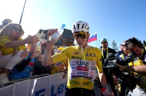 Tadej Pogacar sigue haciendo historia: Pulverizó el récord de Pantani en Alpe d’Huez